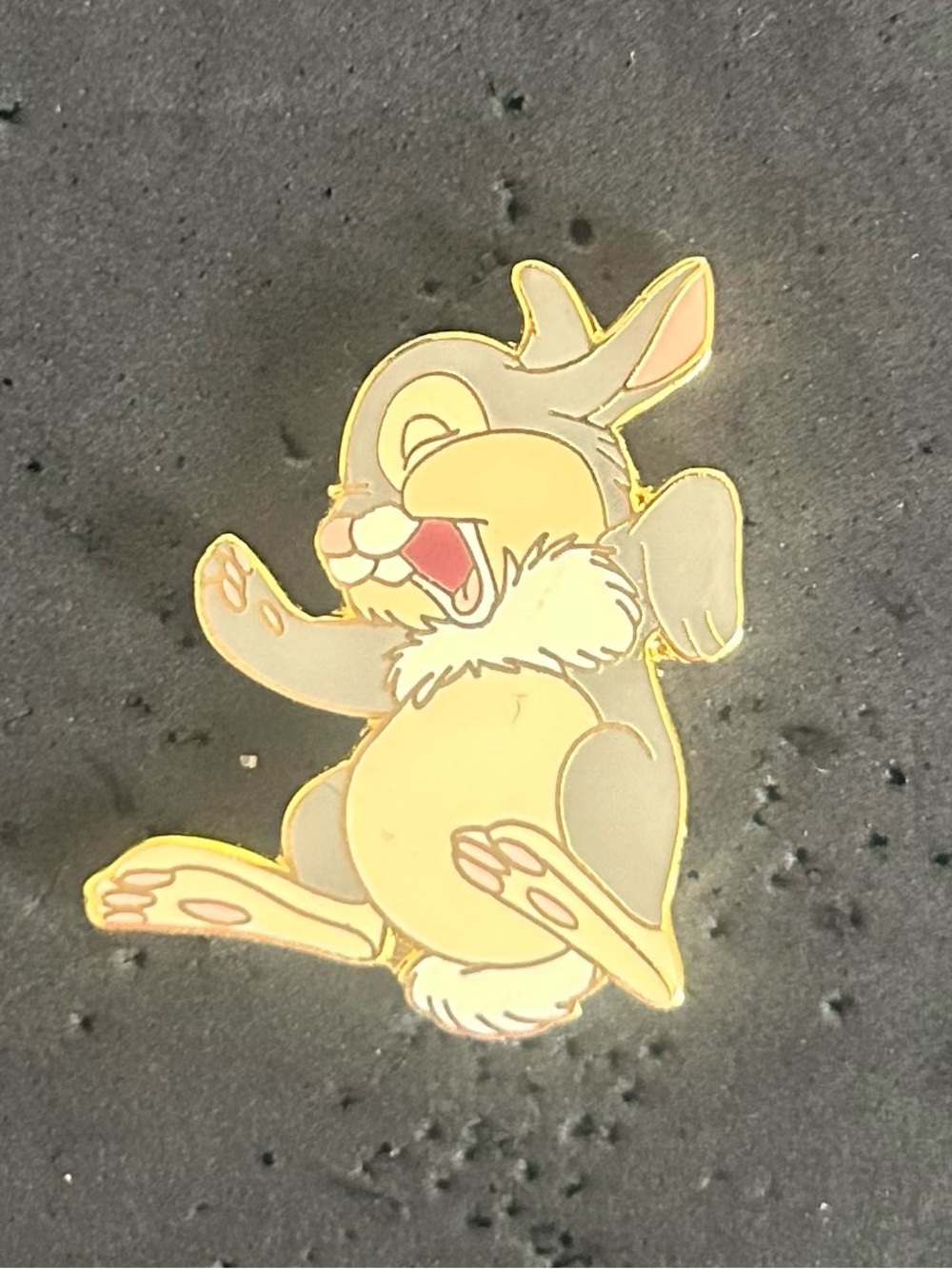 Disney Trading Pin Thumper On His Back Laughing From Bambi 2002 Enamel Pin